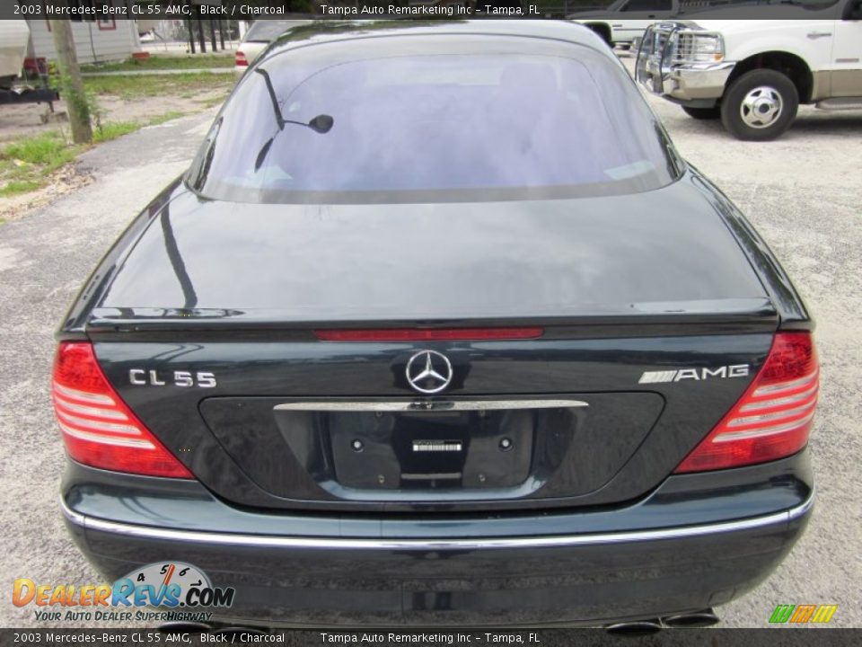 2003 Mercedes-Benz CL 55 AMG Black / Charcoal Photo #13