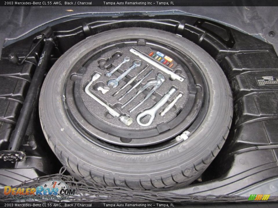 2003 Mercedes-Benz CL 55 AMG Black / Charcoal Photo #16