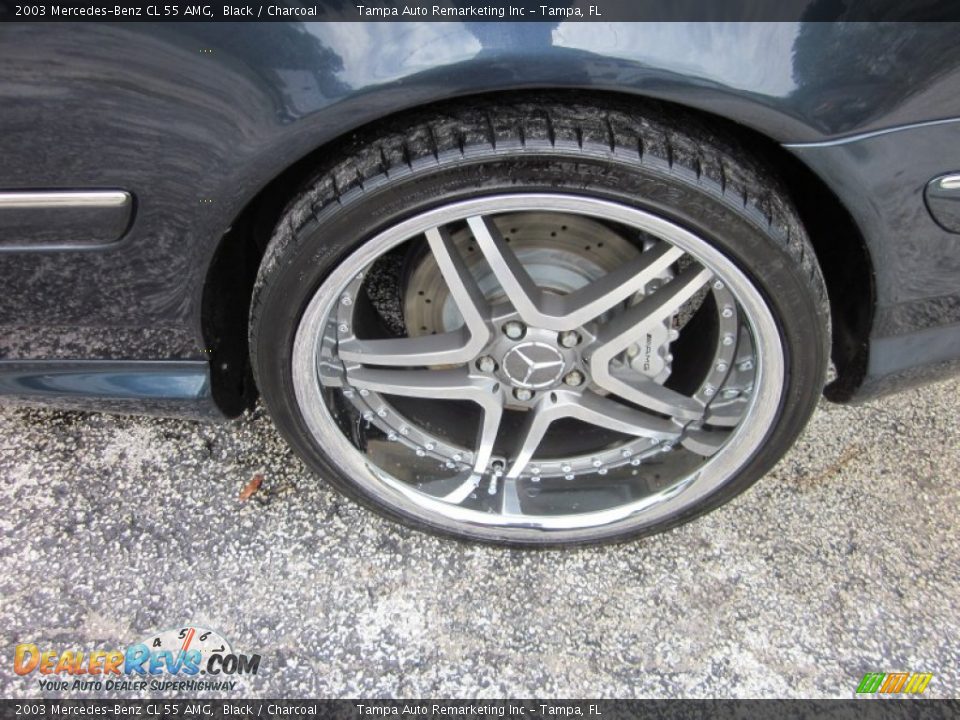 2003 Mercedes-Benz CL 55 AMG Black / Charcoal Photo #24