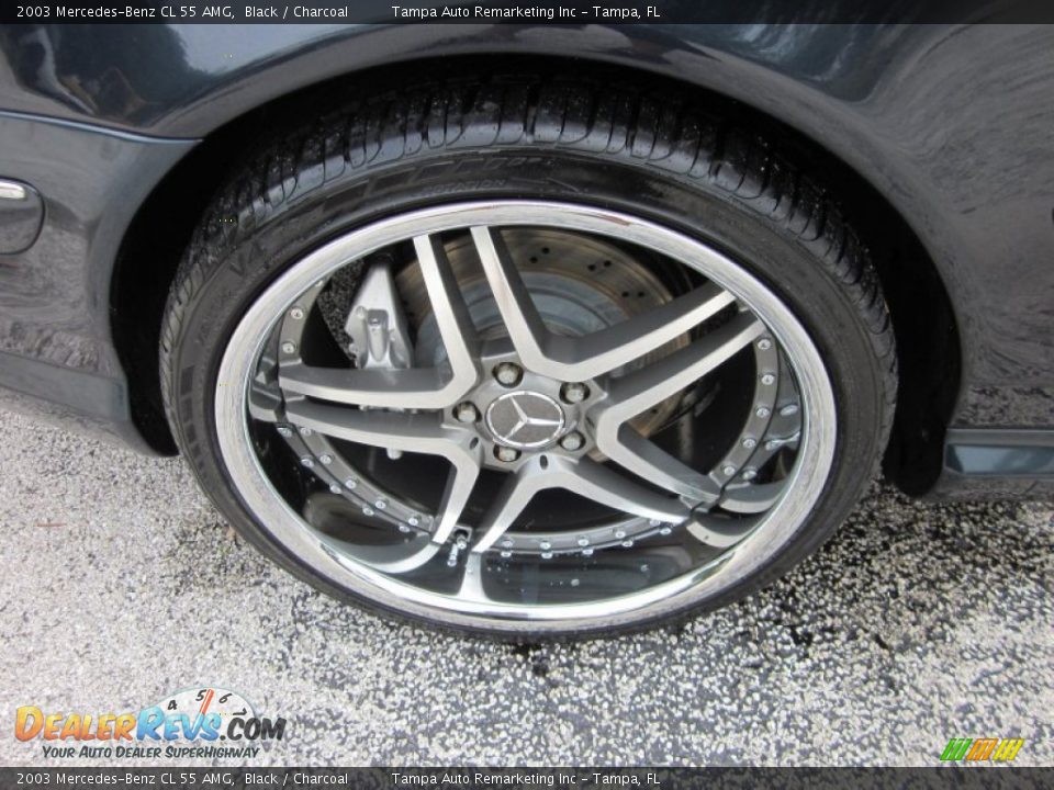 2003 Mercedes-Benz CL 55 AMG Black / Charcoal Photo #27