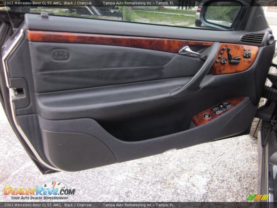 2003 Mercedes-Benz CL 55 AMG Black / Charcoal Photo #28