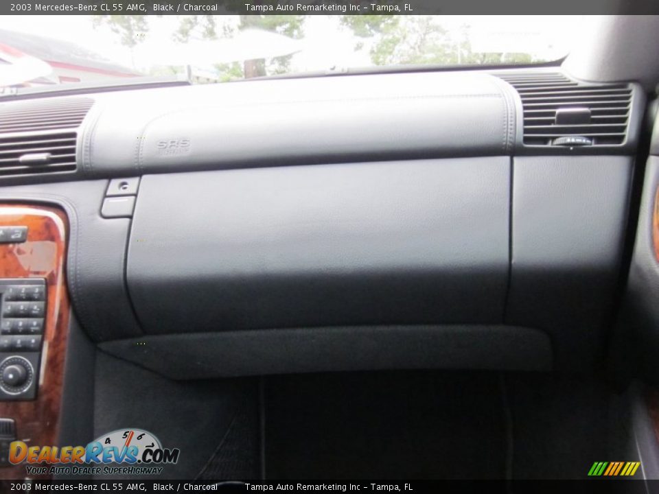 2003 Mercedes-Benz CL 55 AMG Black / Charcoal Photo #34