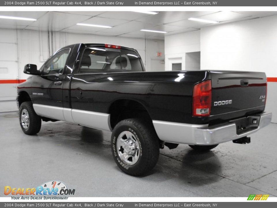 2004 Dodge Ram 2500 SLT Regular Cab 4x4 Black / Dark Slate Gray Photo #4