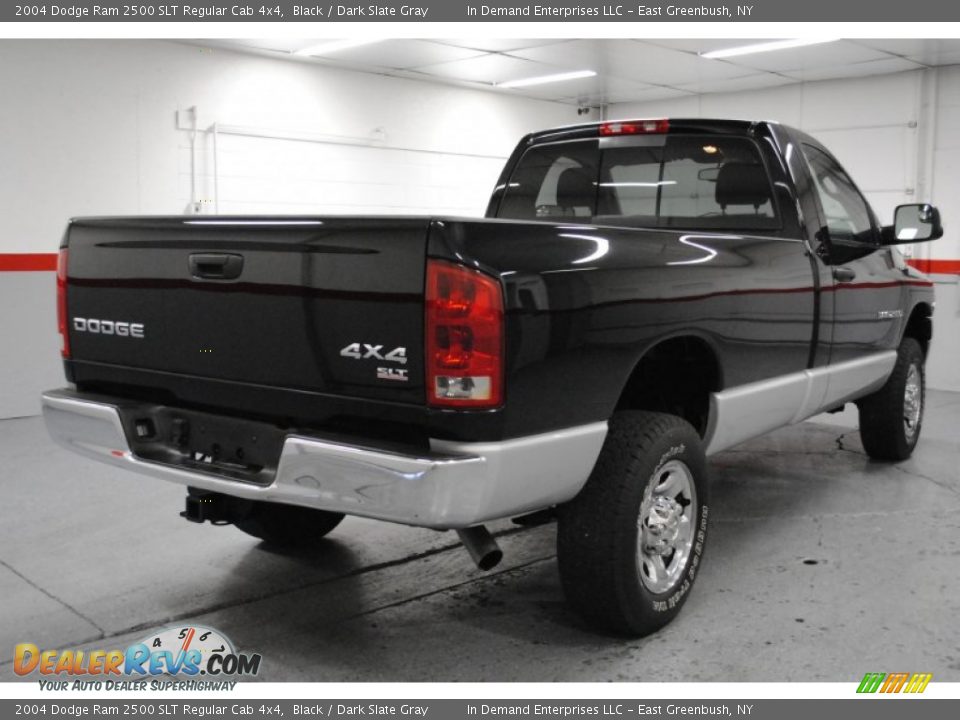 2004 Dodge Ram 2500 SLT Regular Cab 4x4 Black / Dark Slate Gray Photo #5