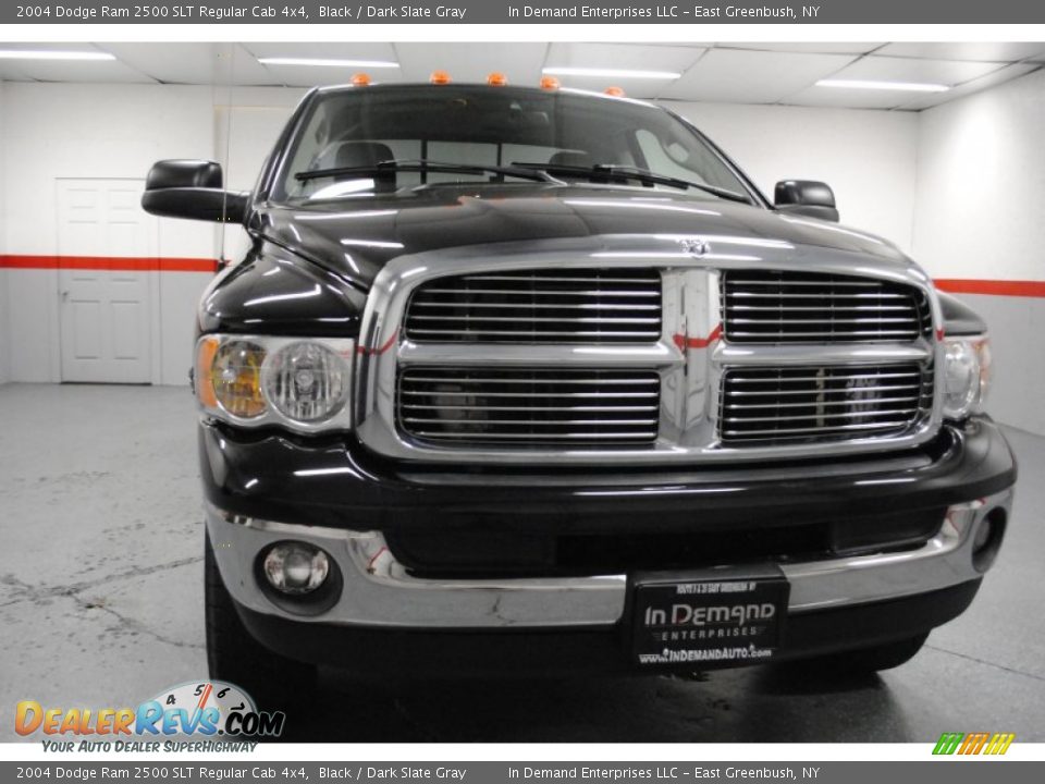 2004 Dodge Ram 2500 SLT Regular Cab 4x4 Black / Dark Slate Gray Photo #11