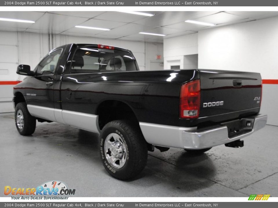 2004 Dodge Ram 2500 SLT Regular Cab 4x4 Black / Dark Slate Gray Photo #17