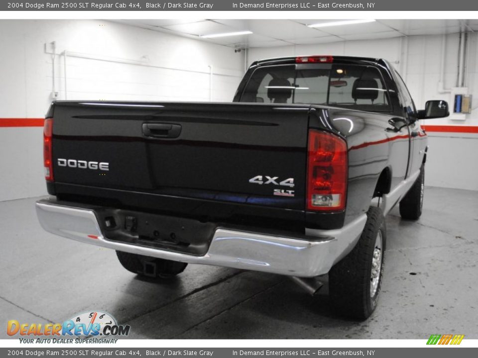 2004 Dodge Ram 2500 SLT Regular Cab 4x4 Black / Dark Slate Gray Photo #19