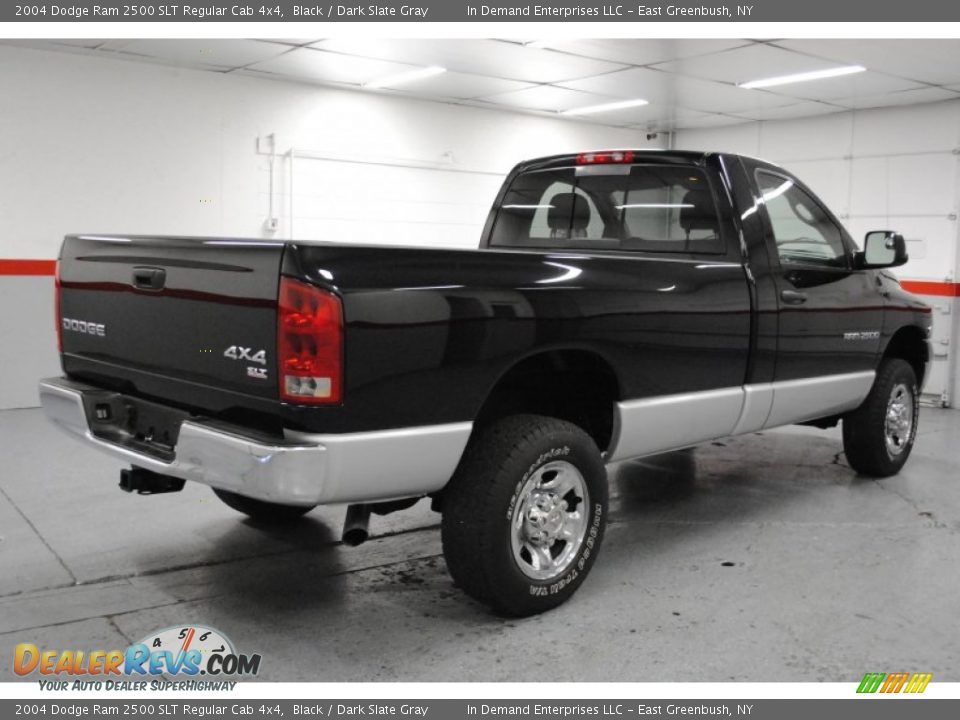 2004 Dodge Ram 2500 SLT Regular Cab 4x4 Black / Dark Slate Gray Photo #20