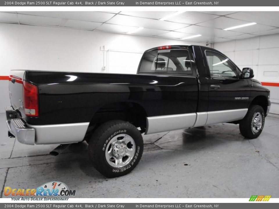 2004 Dodge Ram 2500 SLT Regular Cab 4x4 Black / Dark Slate Gray Photo #21