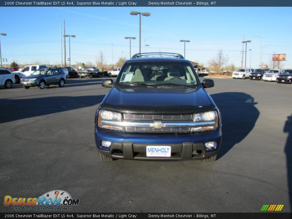 2006 Chevrolet TrailBlazer EXT LS 4x4 Superior Blue Metallic / Light Gray Photo #2
