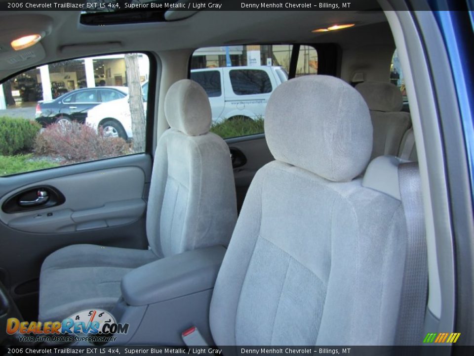 2006 Chevrolet TrailBlazer EXT LS 4x4 Superior Blue Metallic / Light Gray Photo #14
