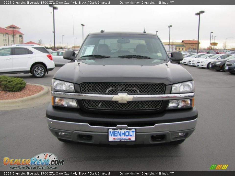 2005 Chevrolet Silverado 1500 Z71 Crew Cab 4x4 Black / Dark Charcoal Photo #2