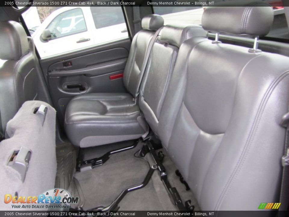 2005 Chevrolet Silverado 1500 Z71 Crew Cab 4x4 Black / Dark Charcoal Photo #11