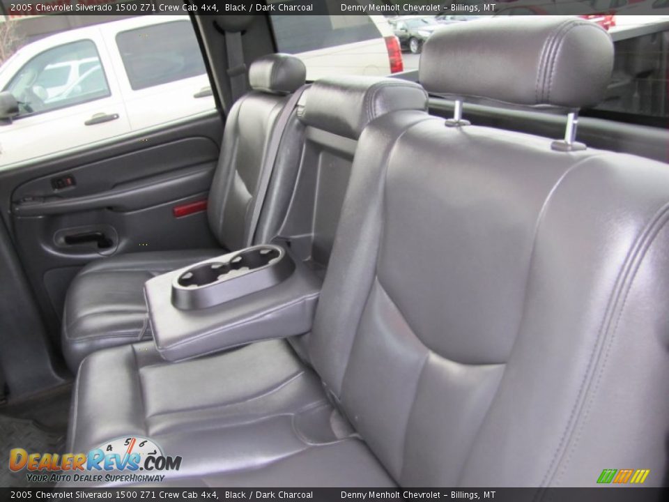 Rear Seat of 2005 Chevrolet Silverado 1500 Z71 Crew Cab 4x4 Photo #12