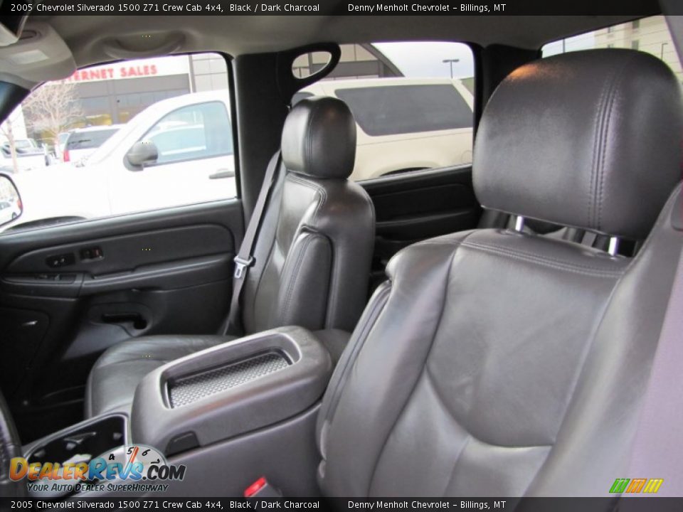 2005 Chevrolet Silverado 1500 Z71 Crew Cab 4x4 Black / Dark Charcoal Photo #15
