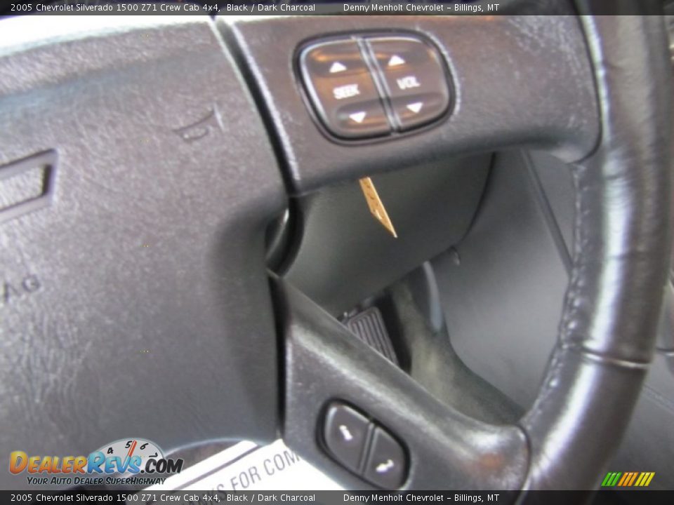 2005 Chevrolet Silverado 1500 Z71 Crew Cab 4x4 Black / Dark Charcoal Photo #20