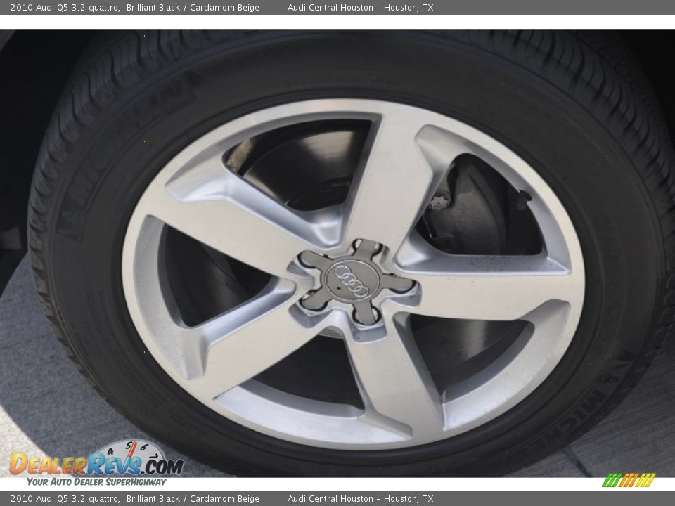2010 Audi Q5 3.2 quattro Brilliant Black / Cardamom Beige Photo #4