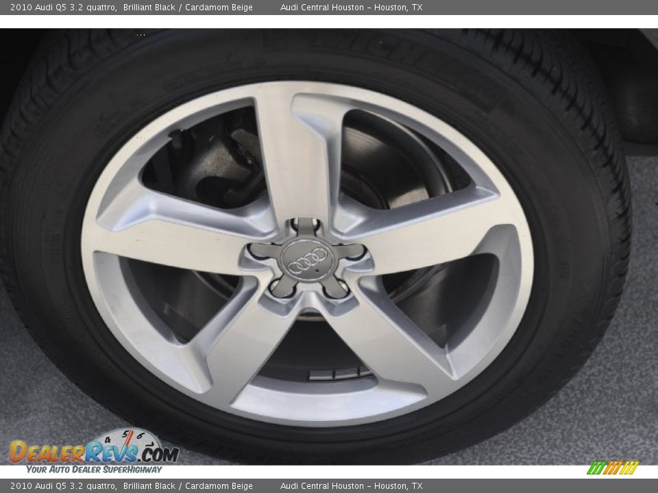 2010 Audi Q5 3.2 quattro Brilliant Black / Cardamom Beige Photo #5