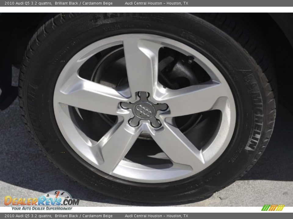2010 Audi Q5 3.2 quattro Brilliant Black / Cardamom Beige Photo #9