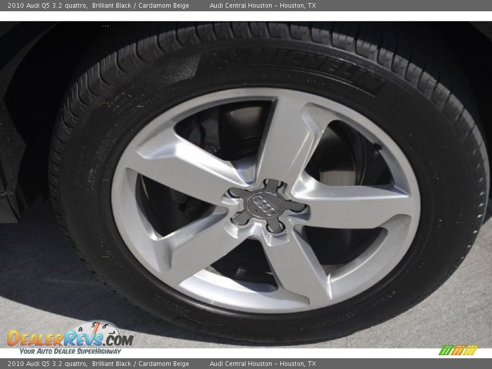 2010 Audi Q5 3.2 quattro Brilliant Black / Cardamom Beige Photo #11