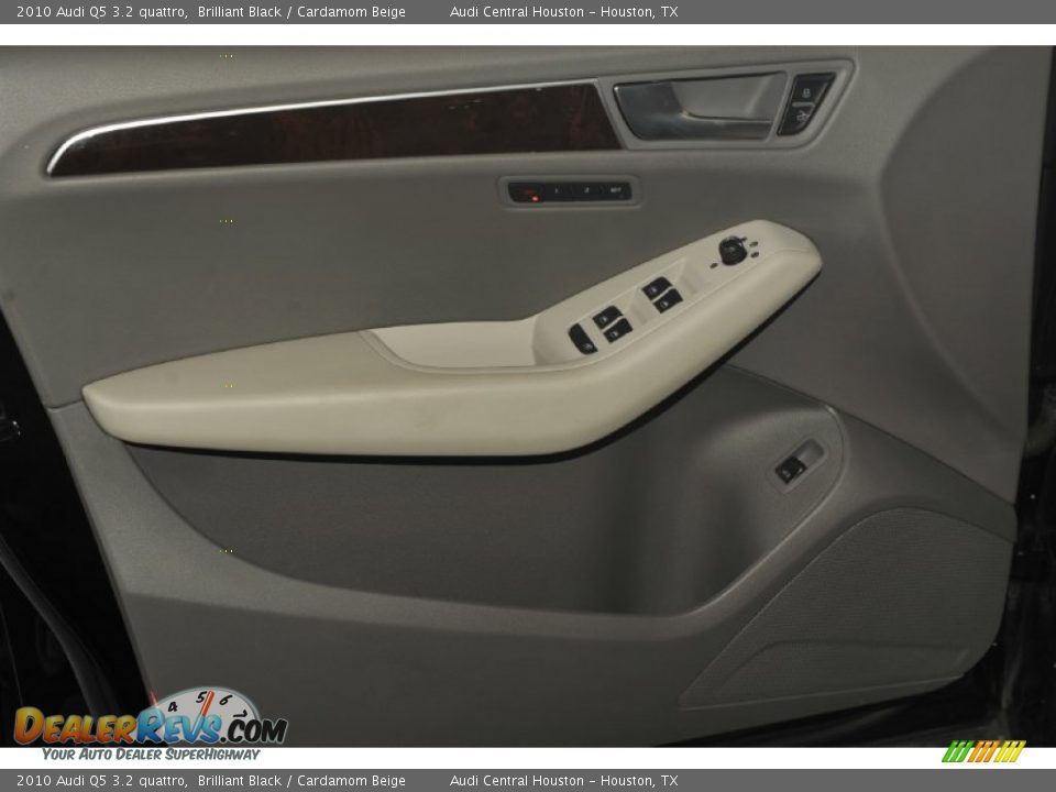 2010 Audi Q5 3.2 quattro Brilliant Black / Cardamom Beige Photo #12