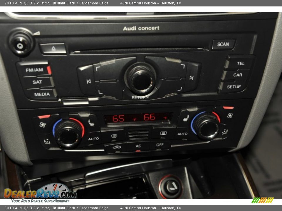 2010 Audi Q5 3.2 quattro Brilliant Black / Cardamom Beige Photo #19