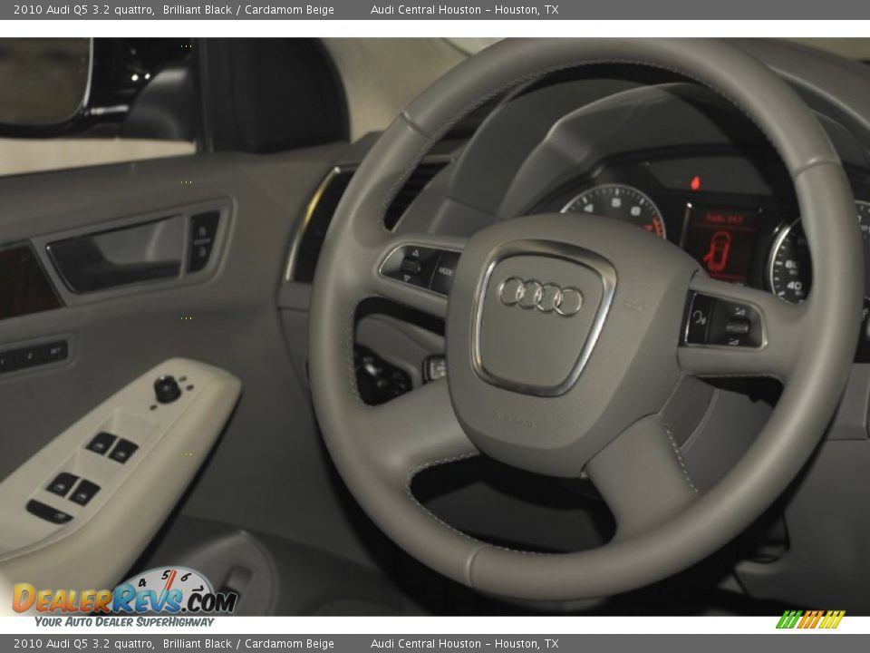 2010 Audi Q5 3.2 quattro Brilliant Black / Cardamom Beige Photo #36