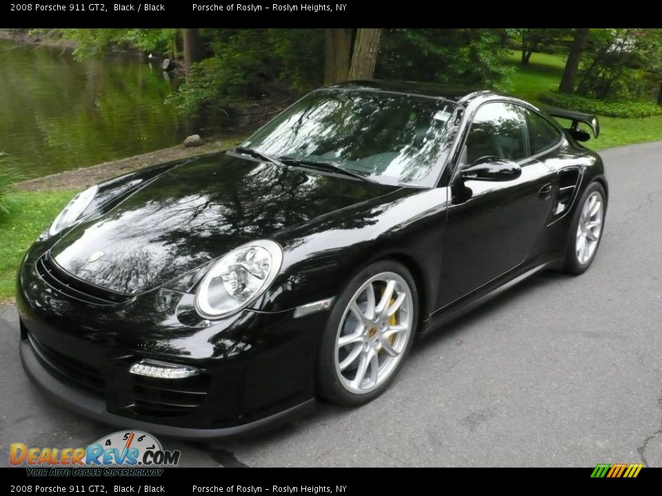 2008 Porsche 911 GT2 Black / Black Photo #1