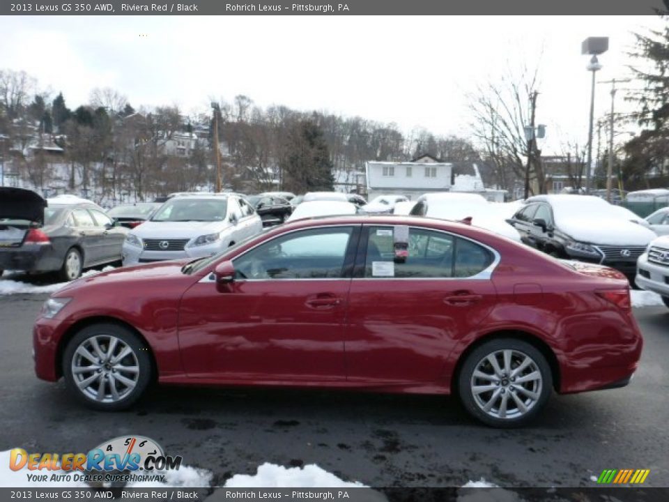 2013 Lexus GS 350 AWD Riviera Red / Black Photo #1