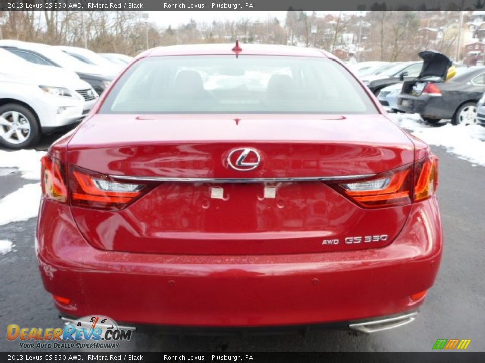 2013 Lexus GS 350 AWD Riviera Red / Black Photo #3