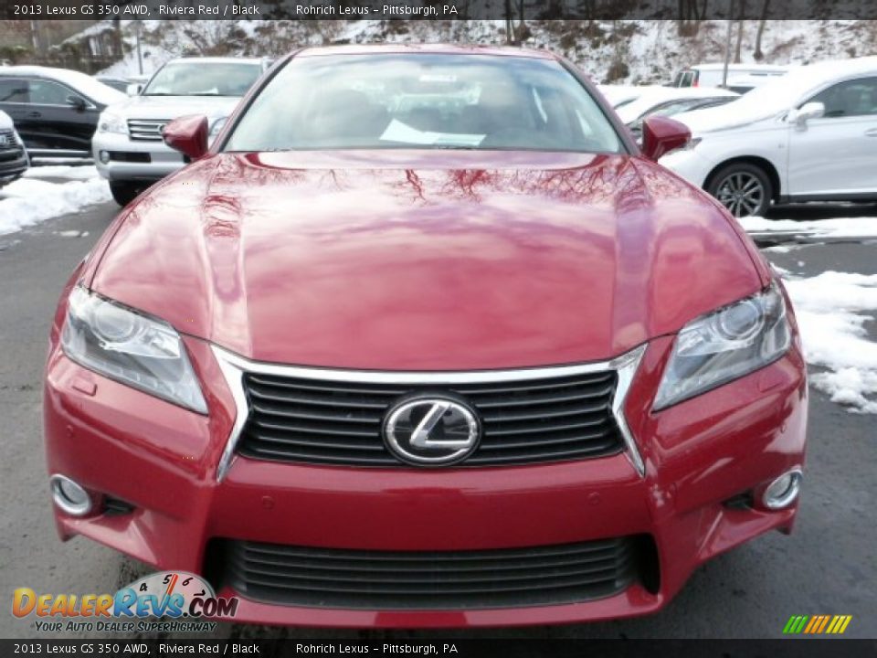 2013 Lexus GS 350 AWD Riviera Red / Black Photo #7