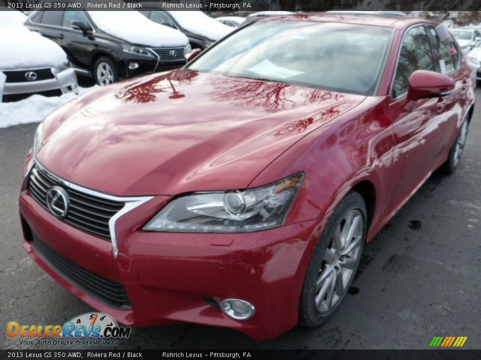 2013 Lexus GS 350 AWD Riviera Red / Black Photo #8