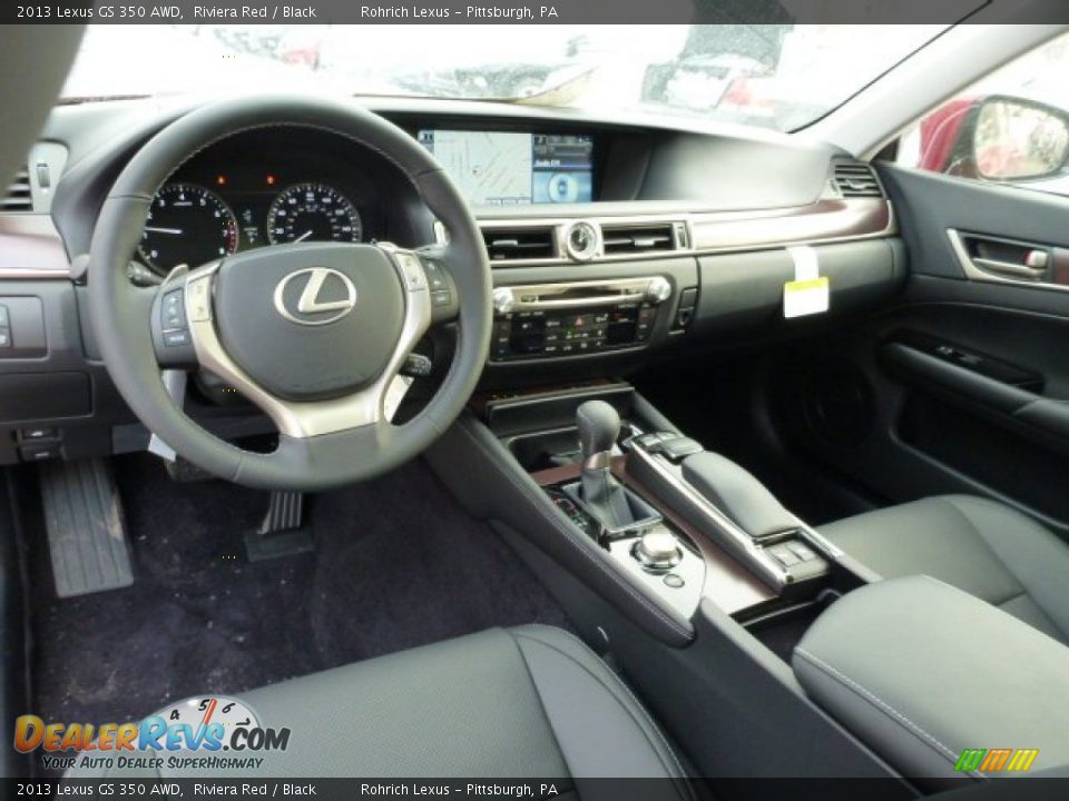 2013 Lexus GS 350 AWD Riviera Red / Black Photo #12