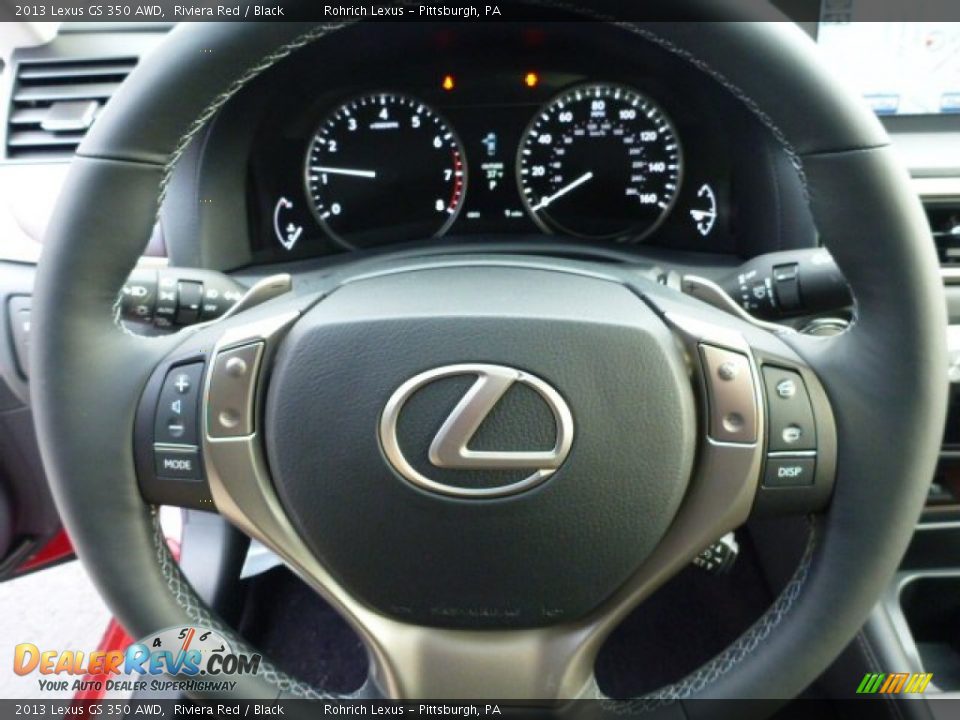 2013 Lexus GS 350 AWD Riviera Red / Black Photo #15