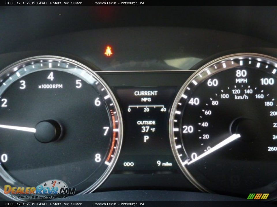 2013 Lexus GS 350 AWD Riviera Red / Black Photo #19