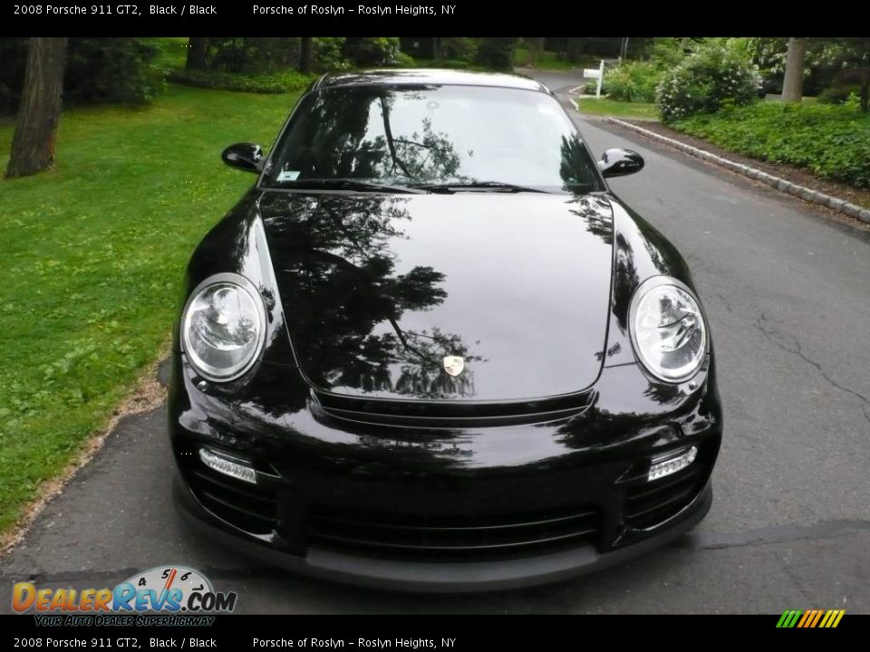 2008 Porsche 911 GT2 Black / Black Photo #2