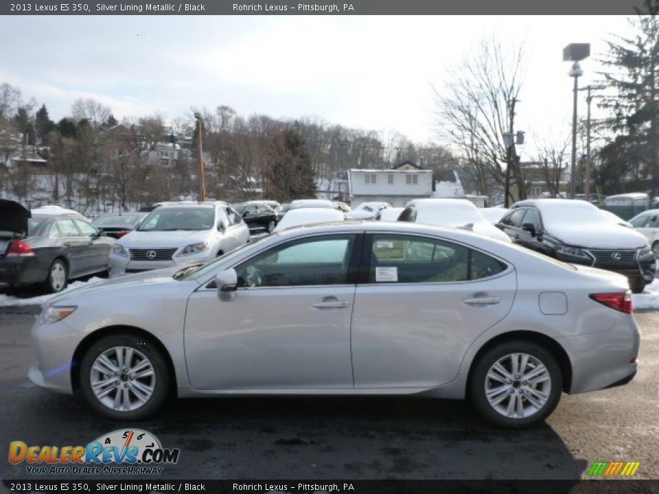 2013 Lexus ES 350 Silver Lining Metallic / Black Photo #1