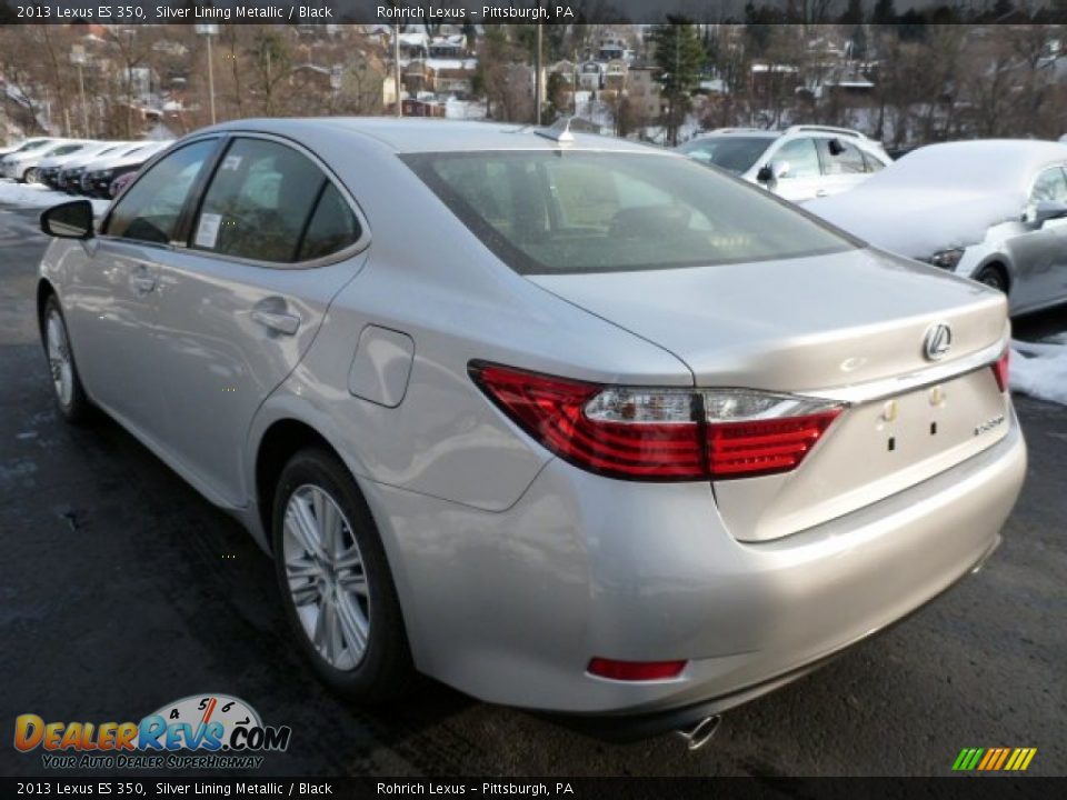 2013 Lexus ES 350 Silver Lining Metallic / Black Photo #2