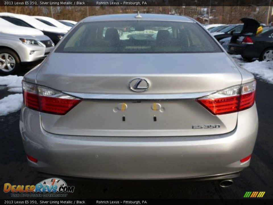 2013 Lexus ES 350 Silver Lining Metallic / Black Photo #3