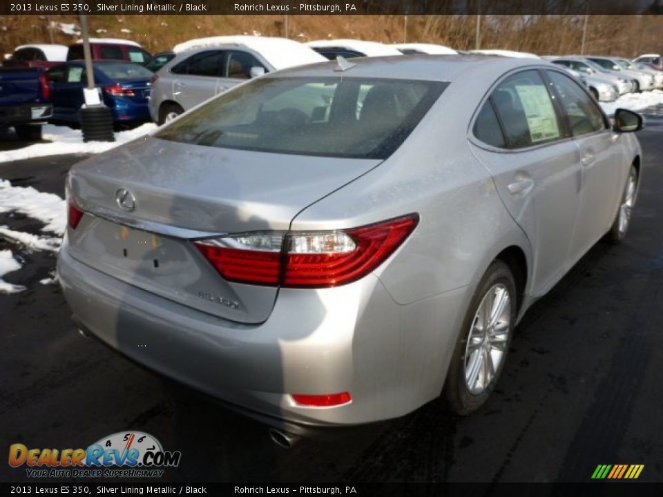 2013 Lexus ES 350 Silver Lining Metallic / Black Photo #4