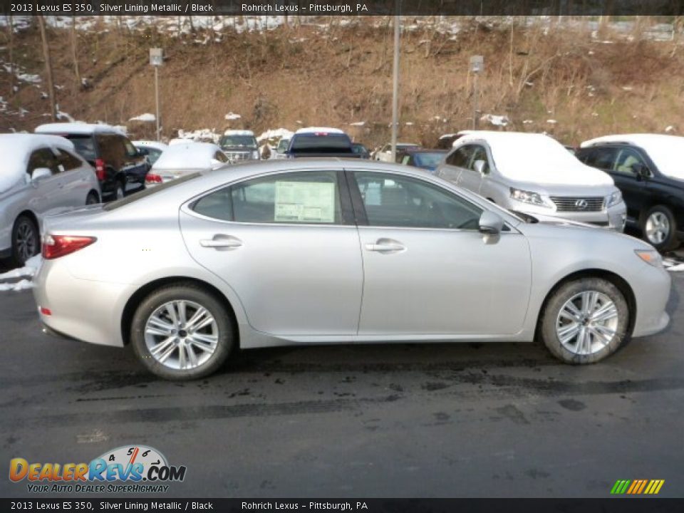 2013 Lexus ES 350 Silver Lining Metallic / Black Photo #5