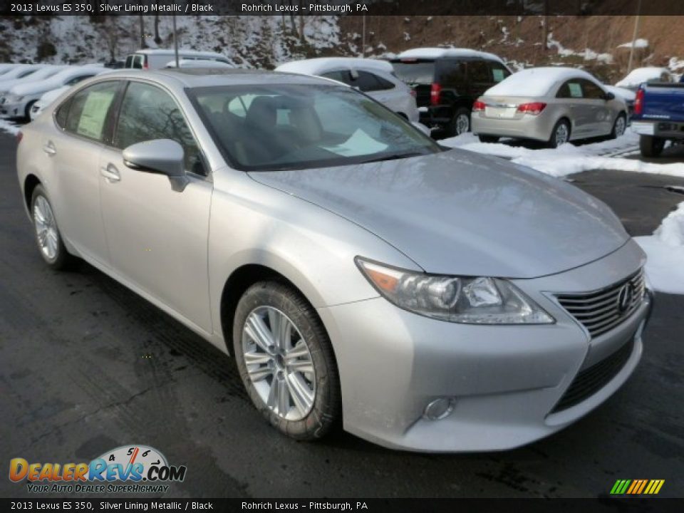 2013 Lexus ES 350 Silver Lining Metallic / Black Photo #6