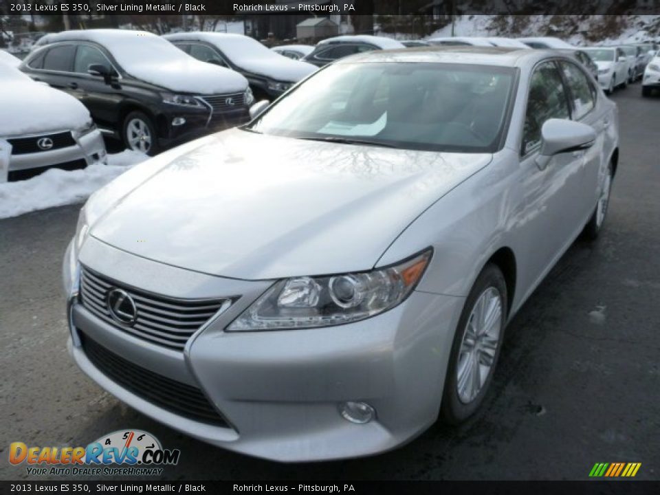 2013 Lexus ES 350 Silver Lining Metallic / Black Photo #8