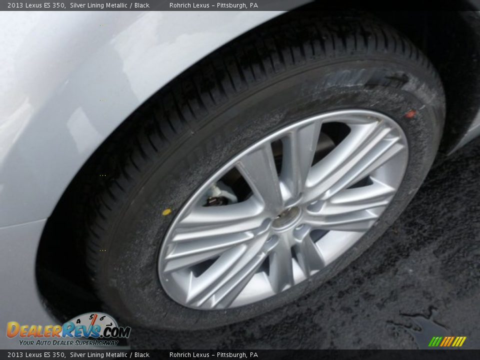 2013 Lexus ES 350 Silver Lining Metallic / Black Photo #9