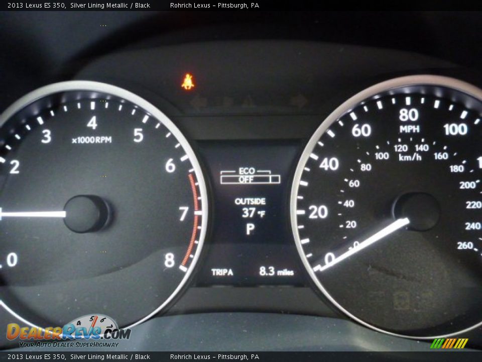 2013 Lexus ES 350 Silver Lining Metallic / Black Photo #19