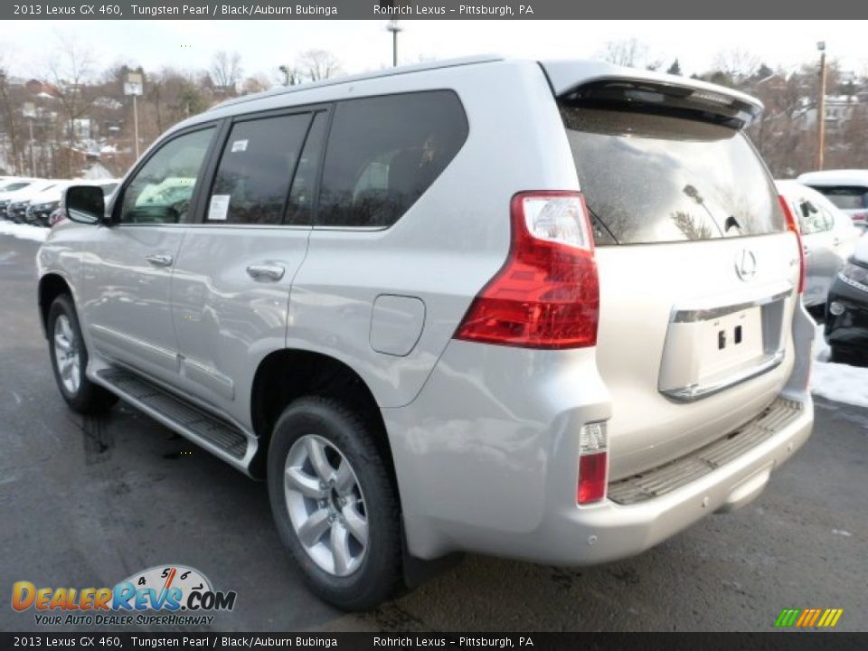 2013 Lexus GX 460 Tungsten Pearl / Black/Auburn Bubinga Photo #2