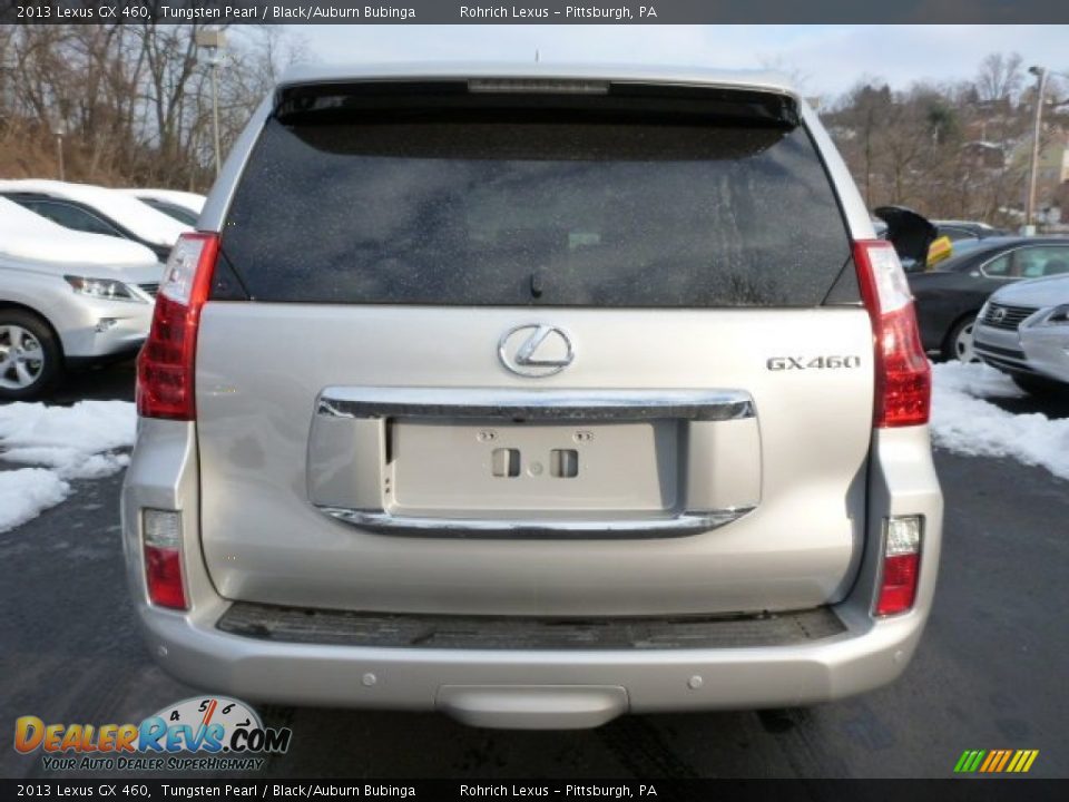 2013 Lexus GX 460 Tungsten Pearl / Black/Auburn Bubinga Photo #3