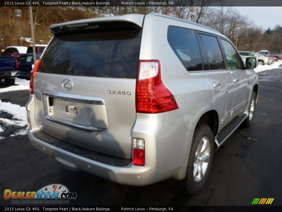 2013 Lexus GX 460 Tungsten Pearl / Black/Auburn Bubinga Photo #4