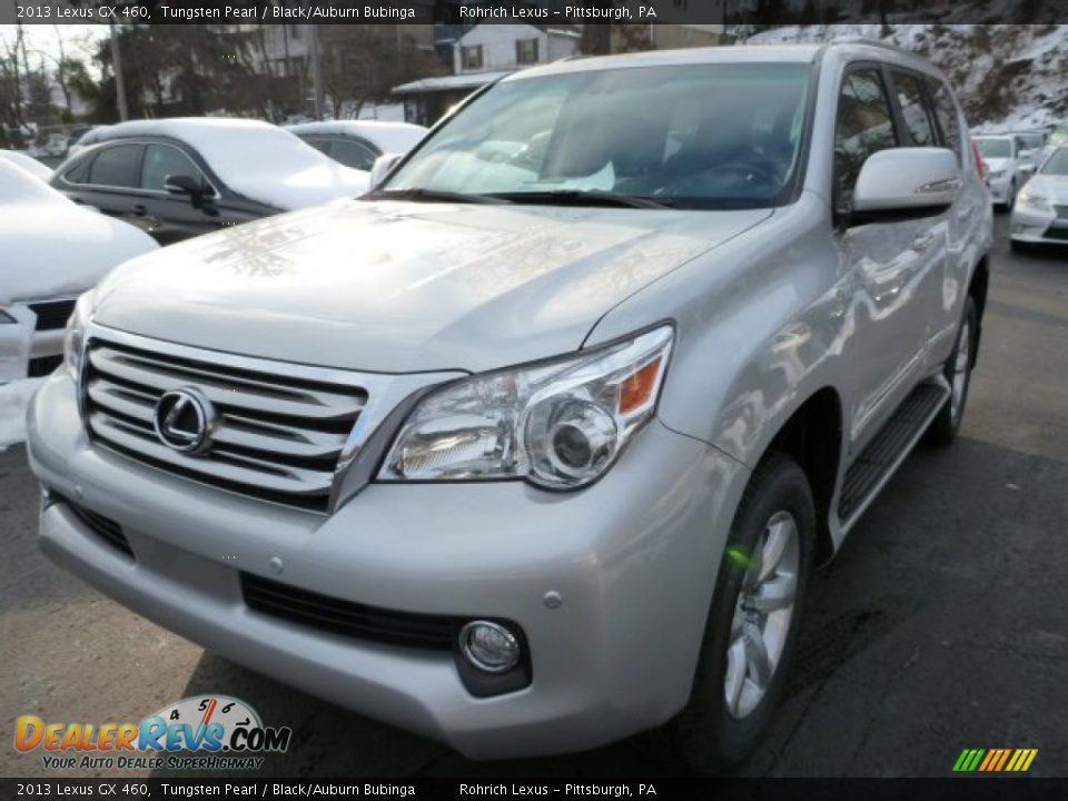 2013 Lexus GX 460 Tungsten Pearl / Black/Auburn Bubinga Photo #7