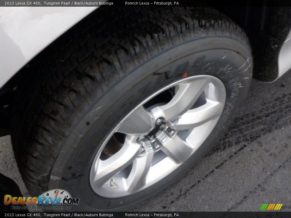 2013 Lexus GX 460 Tungsten Pearl / Black/Auburn Bubinga Photo #8